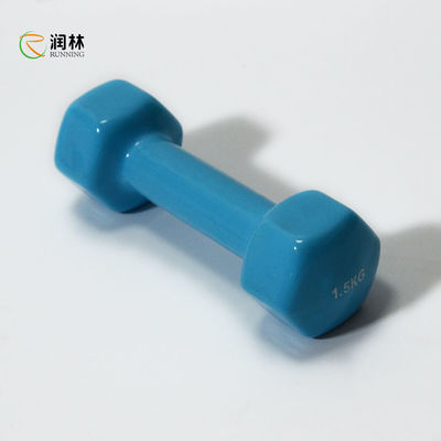 Thương mại Bộ tạ tập thể dục hình dạng Hex thương mại Vật liệu PVC sắt đa năng