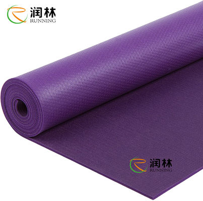 Tập GYM Thảm tập Yoga PVC một lớp Có thể gập lại Thân thiện với môi trường Nhiều màu sắc