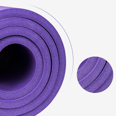 Thảm tập Yoga dày chống trượt NBR đàn hồi cao Trọng lượng nhẹ 10mm Lớn cho phụ nữ