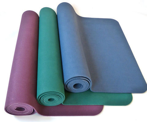 Polyester PVC tái kết hợp thảm tập yoga có thể gập lại trang trí chống trượt