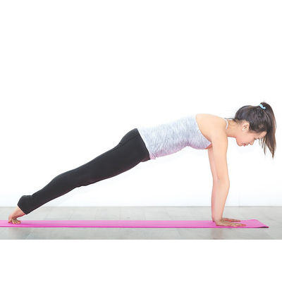 Con lăn tập Yoga thảm tập thể dục đầy màu sắc PVC với in tùy chỉnh
