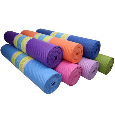 Con lăn tập Yoga thảm tập thể dục đầy màu sắc PVC với in tùy chỉnh
