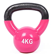 Pink Body Solid Cast Iron Strength Training Kettlebell để tập gym tại nhà 4