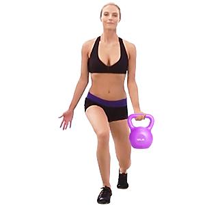 Tại nhà Gym Chống Trượt Tay Cầm PE Strength Training Kettlebell Green 5LBS 20 LBS 6