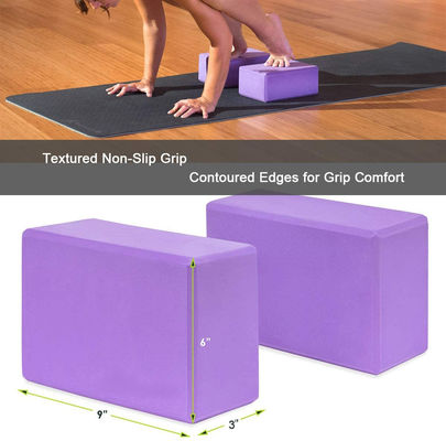 Khối tập Yoga EVA 250g mềm nhiều màu dành cho người tập thể dục tại nhà