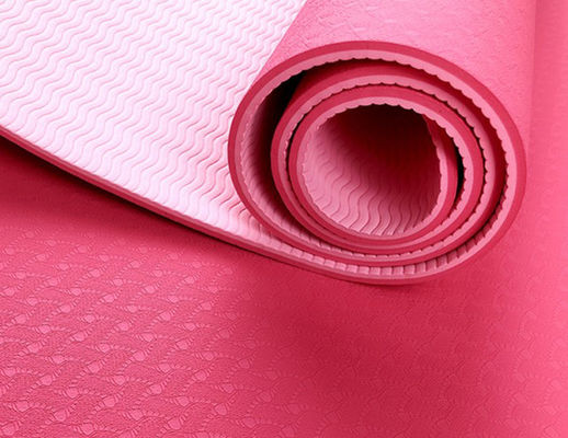 Vật liệu TPE được chứng nhận chuyên nghiệp của Sgs Thảm tập yoga 6mm cho Pilates và các bài tập trên sàn