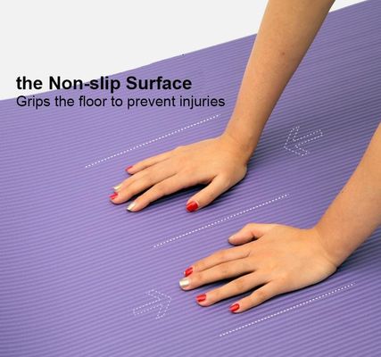 Thảm tập Yoga NBR 173 * 61cm có dây đeo Mật độ cao