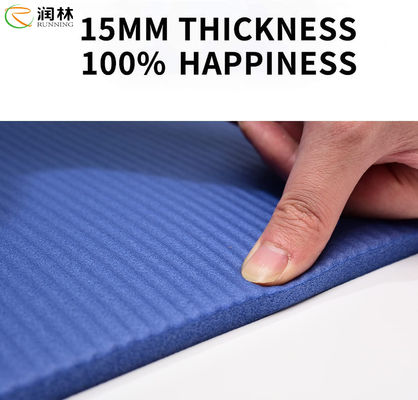 Thảm tập yoga xốp Nbr 10mm đa màu sắc không trơn trượt cho các bài tập trên sàn