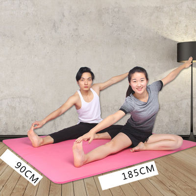Bốn mảnh Phù hợp với Thể dục dụng cụ Dày Thảm tập Yoga Không độc hại Màu hồng 10mm