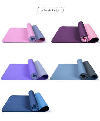 Thảm tập Yoga TPE OEM có thể tái chế Thân thiện với môi trường 4mm 6mm 8mm 10mm 183cm