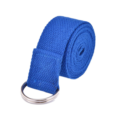 D Ring Vòng đai cotton Vòng đai thể dục Dây kéo căng Dây đeo Yoga tùy chỉnh có thể điều chỉnh