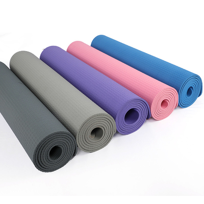 Hình khối chống nước mắt 4mm TPE Pvc Yoga Mat cho người tập thể dục dụng cụ Pilates