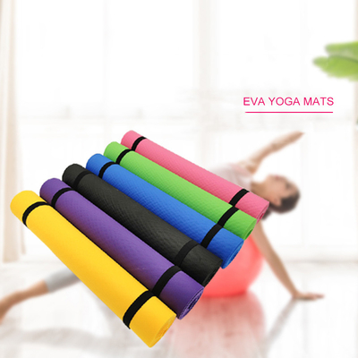 OEM Non Slip EVA Yoga Mat 4mm 6mm với túi đựng